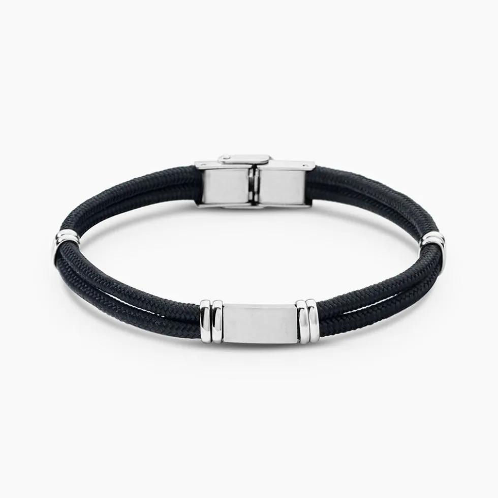 Bracelet Yannik Acier Blanc