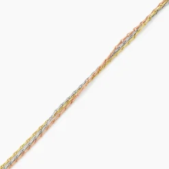 Bracelet Ylsa Argent Tricolore
