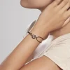 Bracelet You&me Argent Blanc Céramique Et Oxyde De Zirconium