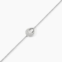 Bracelet Zalia Argent Blanc Oxyde De Zirconium
