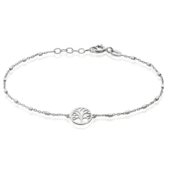 Bracelet Zelee Argent Blanc