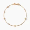 Bracelet Ziha Plaqué Or Jaune Oxyde De Zirconium