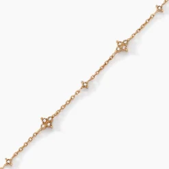 Bracelet Ziha Plaqué Or Jaune Oxyde De Zirconium