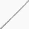 Bracelet Abie Torsade Argent Blanc