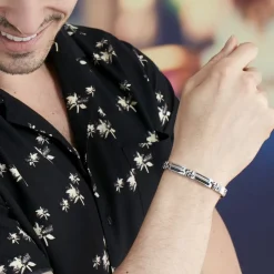 Bracelet Acier Blanc