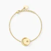 Bracelet Acier Doré Cristal