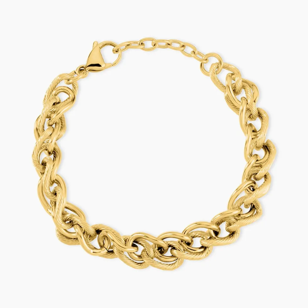 Bracelet Acier Doré Llora