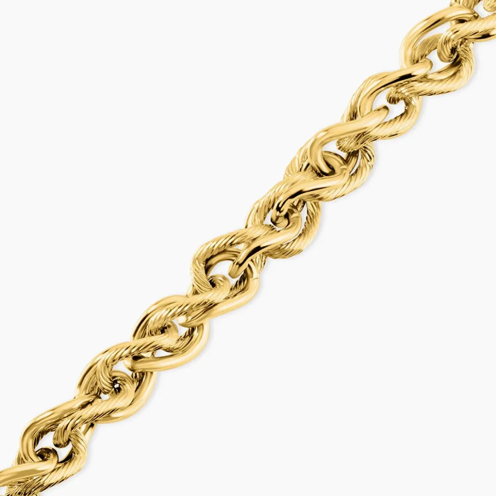 Bracelet Acier Doré Llora