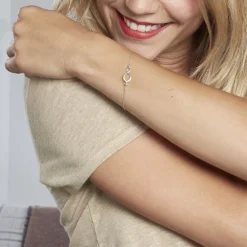 Bracelet Adeline Argent Blanc