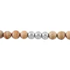 Bracelet Adonis Acier Blanc Jaspe Africain