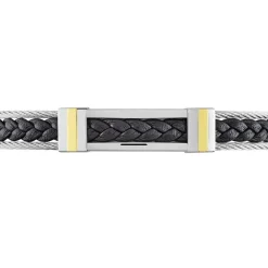 Bracelet Aichatou Or Acier Blanc