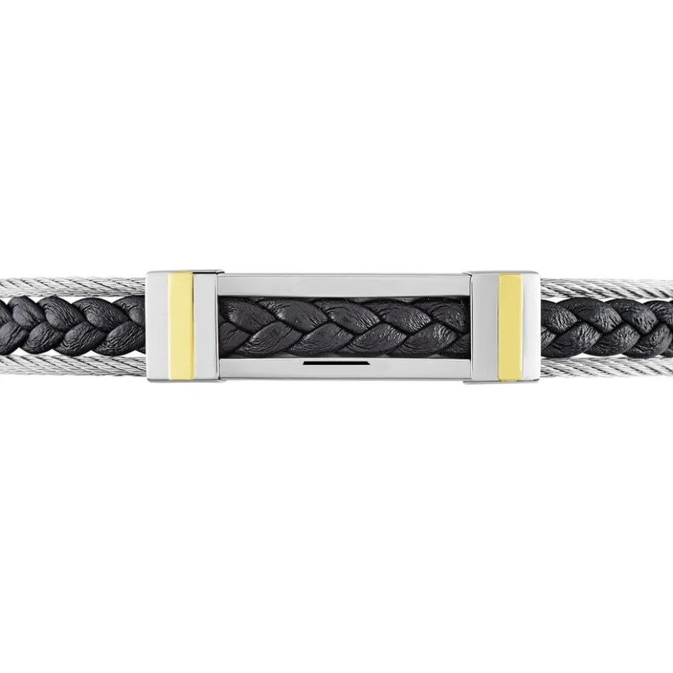 Bracelet Aichatou Or Acier Blanc
