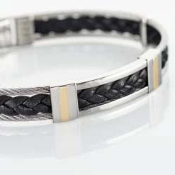 Bracelet Aichatou Or Acier Blanc