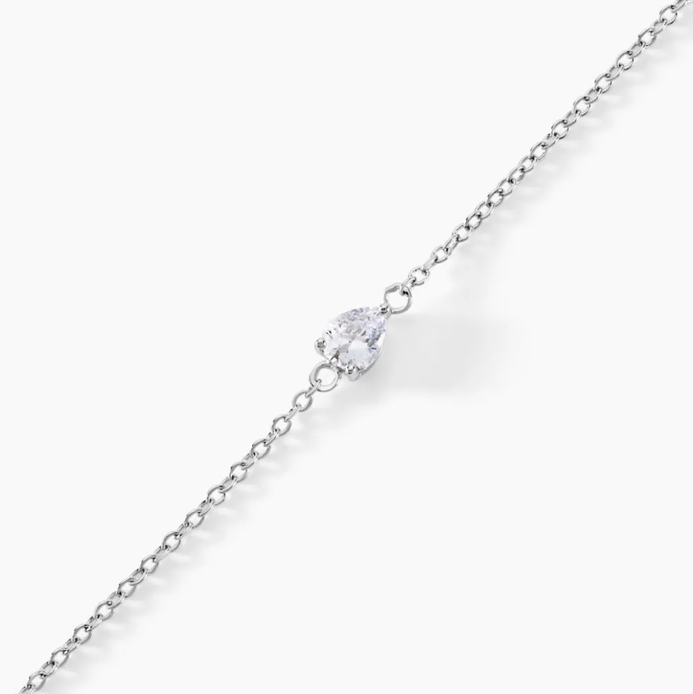 Bracelet Alda Argent Blanc Oxyde De Zirconium