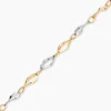Bracelet Alejo Maille Fantaisie Or Bicolore