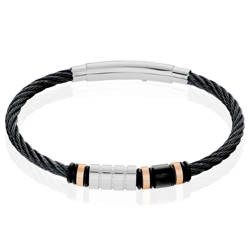 Bracelet Alexandre Acier Bicolore