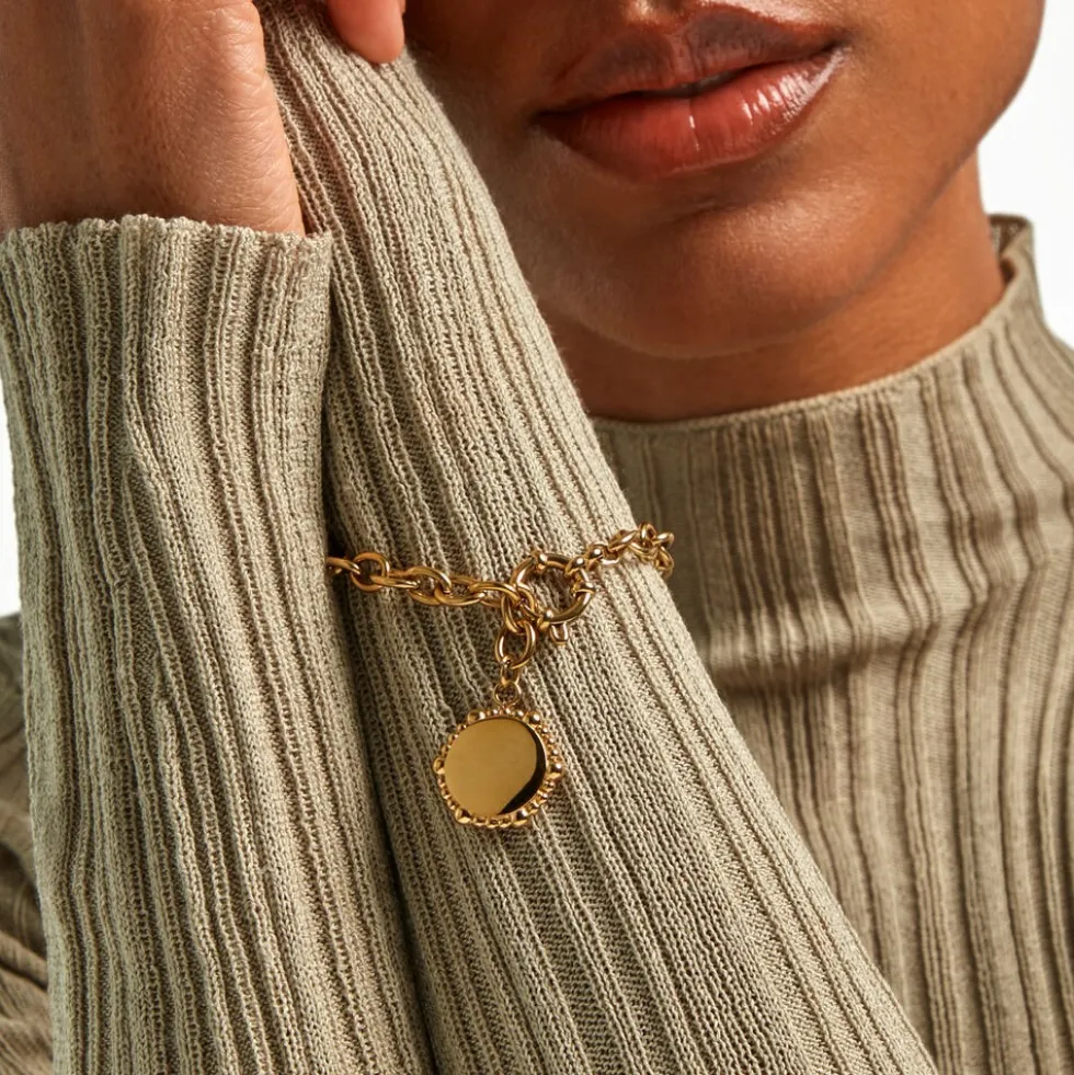Bracelet Alexanne Acier Jaune
