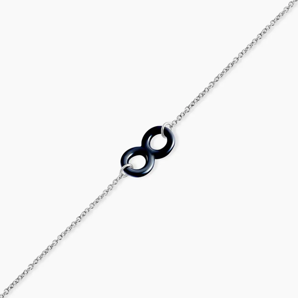 Bracelet Alicia Argent Blanc Céramique