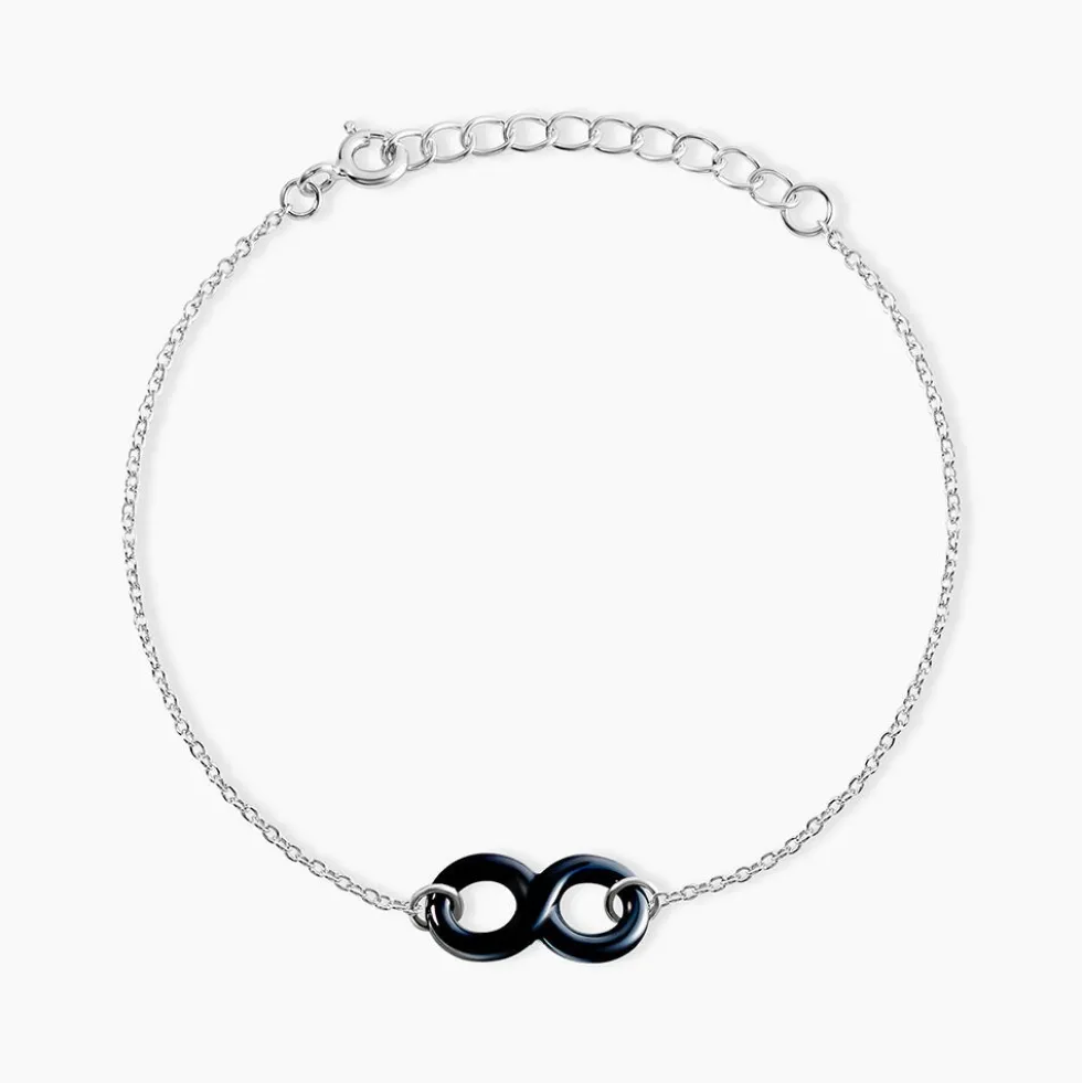 Bracelet Alicia Argent Blanc Céramique