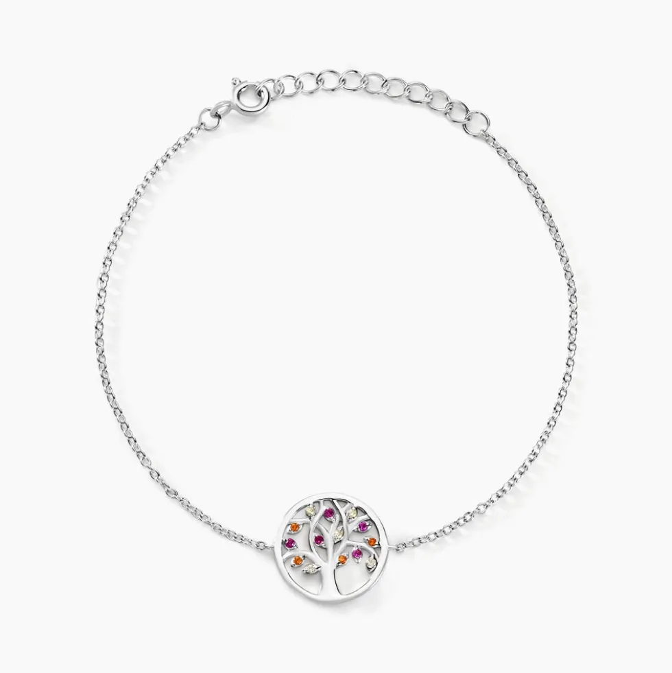Bracelet Alive Argent Blanc Oxyde De Zirconium