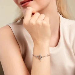Bracelet Allyce Argent Blanc