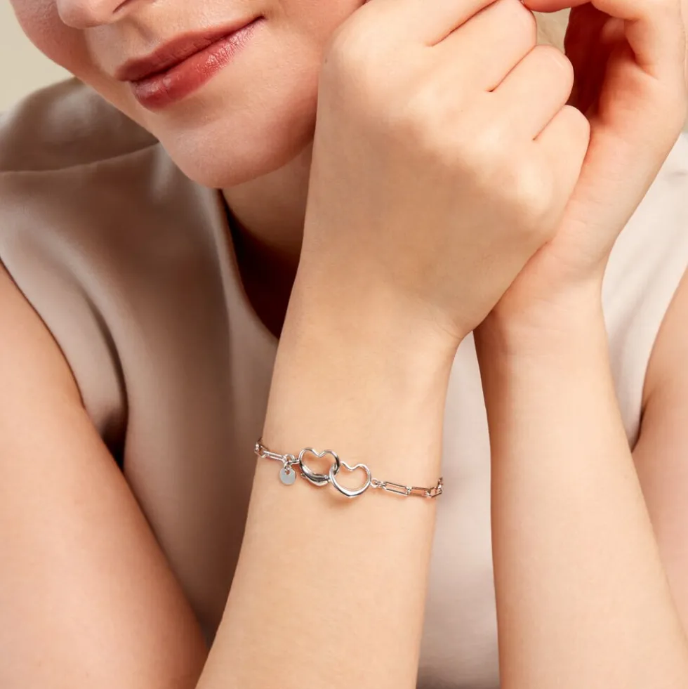Bracelet Allyce Argent Blanc