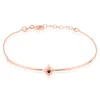 Bracelet Amante Argent Rose Oxyde De Zirconium