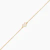 Bracelet Amaryllis Coeur Or Jaune Nacre