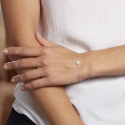 Bracelet Anaissa Argent Blanc Oxyde De Zirconium