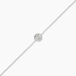 Bracelet Anaissa Argent Blanc Oxyde De Zirconium