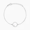 Bracelet Anas Argent Blanc Oxyde De Zirconium
