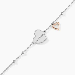 Bracelet Argent Bicolore Nura