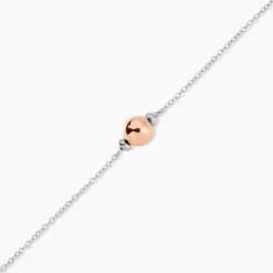Bracelet Argent Bicolore Pelage