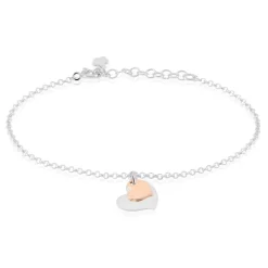Bracelet Argent Bicolore Soio