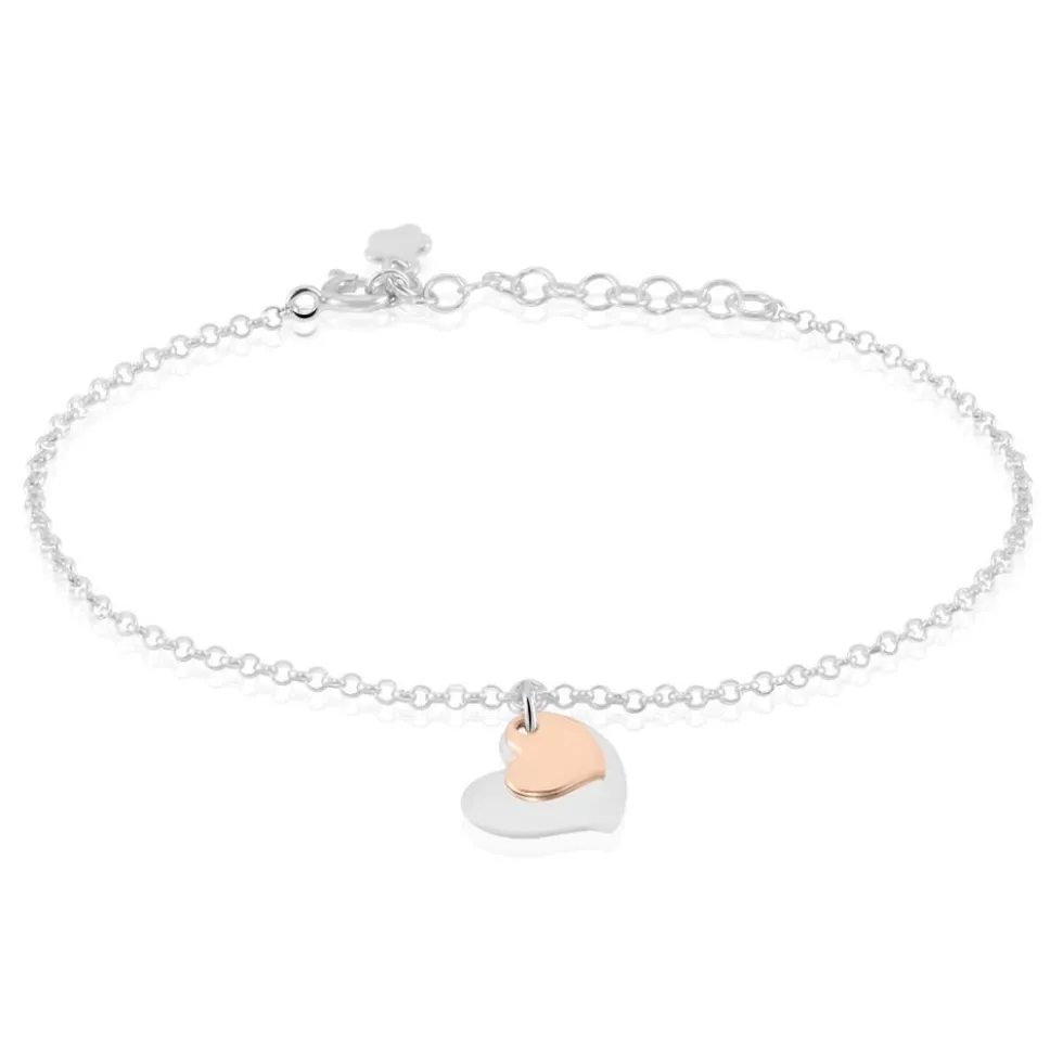 Bracelet Argent Bicolore Soio