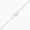Bracelet Argent Bicolore Vikenti