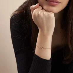 Bracelet Argent Bicolore Vikenti