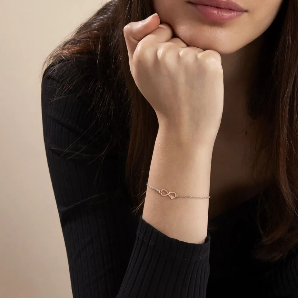 Bracelet Argent Bicolore Vikenti