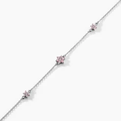 Bracelet Argent Blanc Blossom Bash Oxyde De Zirconium