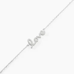 Bracelet Argent Blanc Elly Oxyde De Zirconium