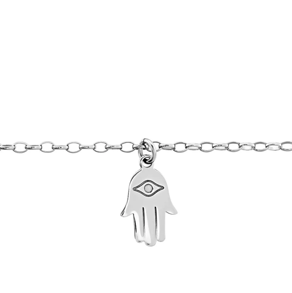 Bracelet Argent Blanc Fahem