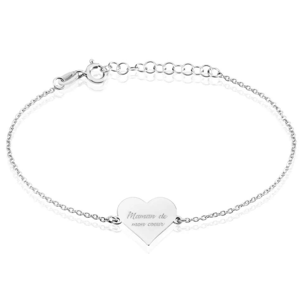 Bracelet Argent Blanc Francino