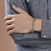 Bracelet Argent Blanc Livio