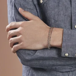 Bracelet Argent Blanc Livio