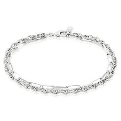 Bracelet Argent Blanc Livio