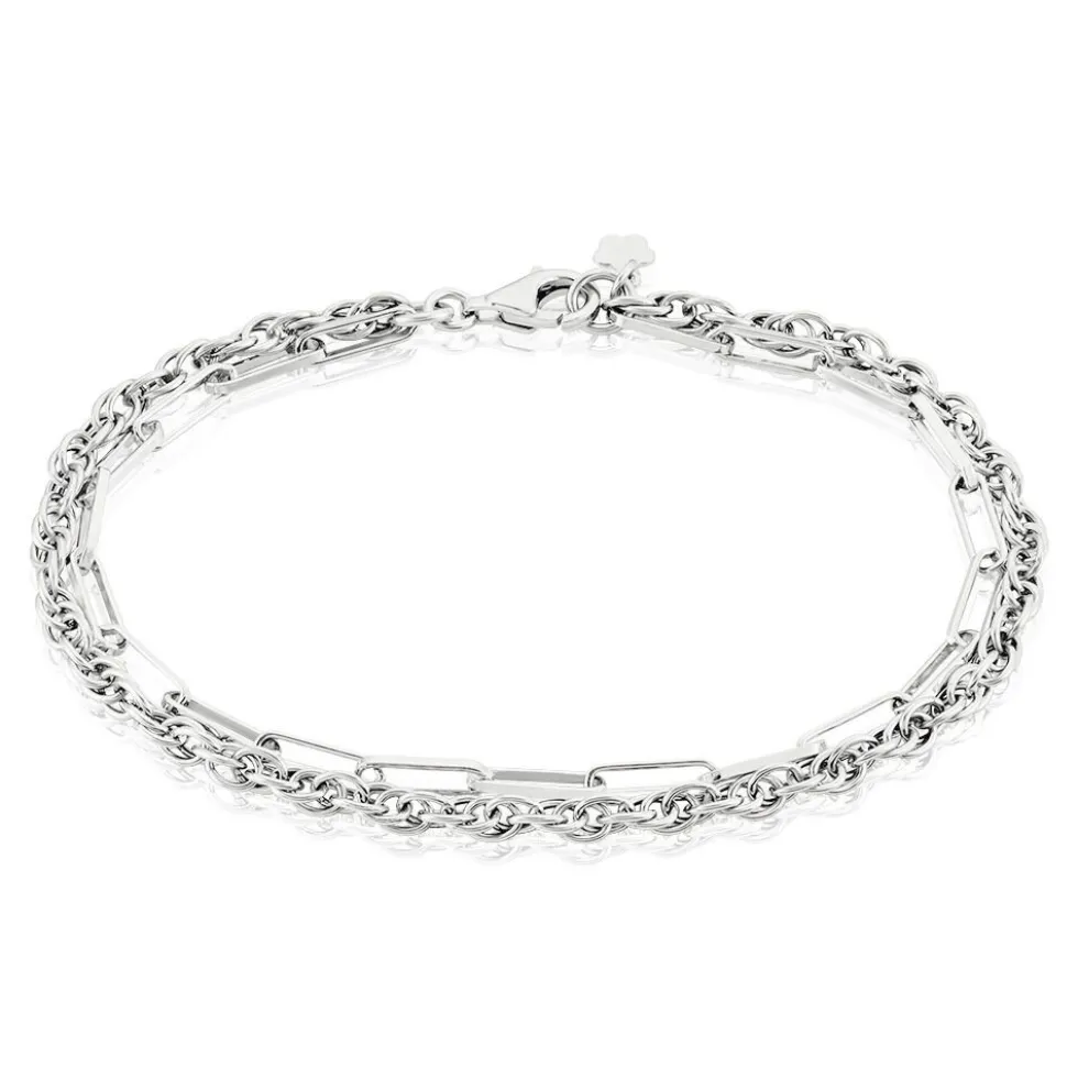 Bracelet Argent Blanc Livio