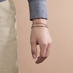 Bracelet Argent Blanc Livio