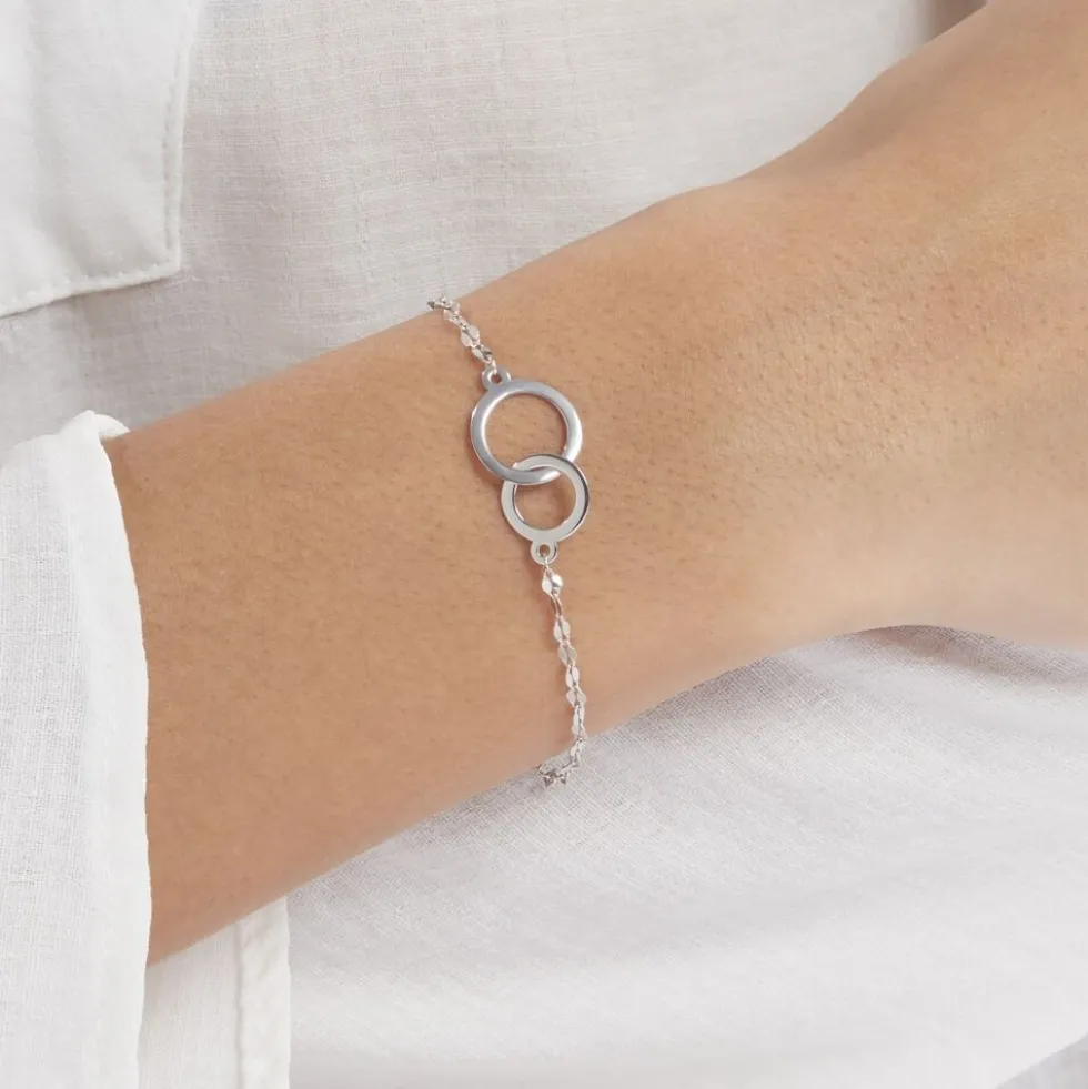 Bracelet Argent Blanc Paranae