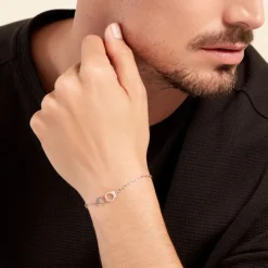 Bracelet Argent Blanc Sent