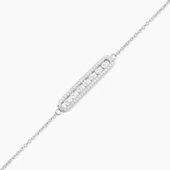Bracelet Argent Blanc Soha Oxyde De Zirconium